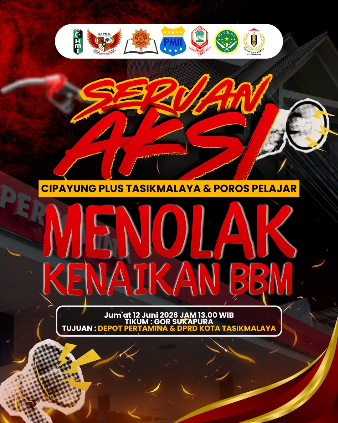 SERUAN AKSI: TOLAK KENAIKAN BBM! ✊🔥📢