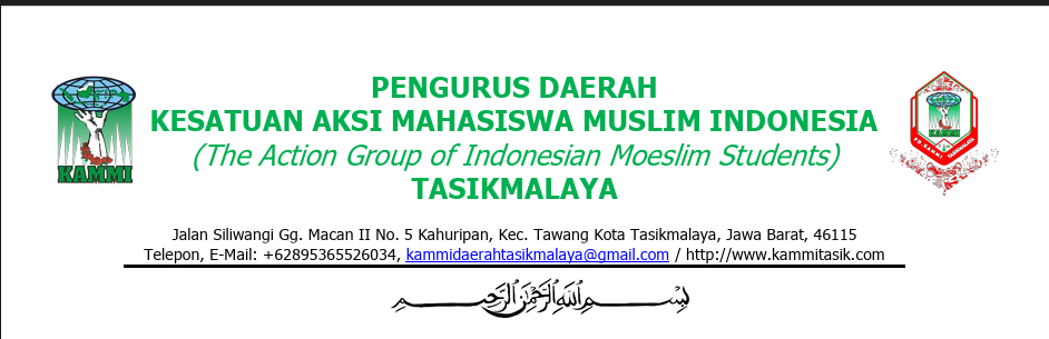 Sikapi Isu Dualisme PP KAMMI, PD KAMMI Tasikmalaya Tegas Setia pada Kepemimpinan Ahmad Jundi Khalifatullah