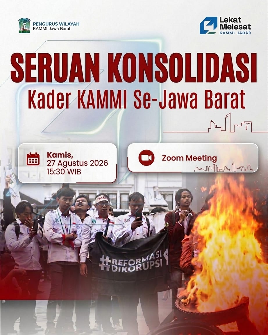 Seruan Konsolidasi KAMMI Se-Jawa Barat